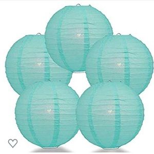 🆕 Hanging Paper Lanterns Set of 5